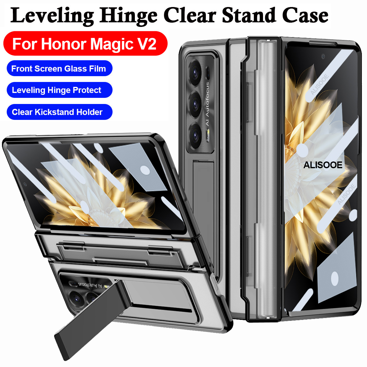 Windows Tablet Accessories - For Honor Magic V2 Case Transparent
