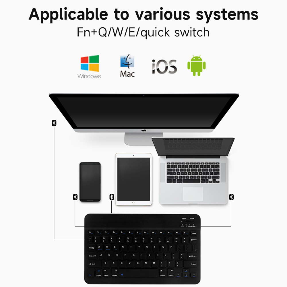 Bluetooth Keyboard for IOS And - Windows Tablet Accessories recensie en prijs