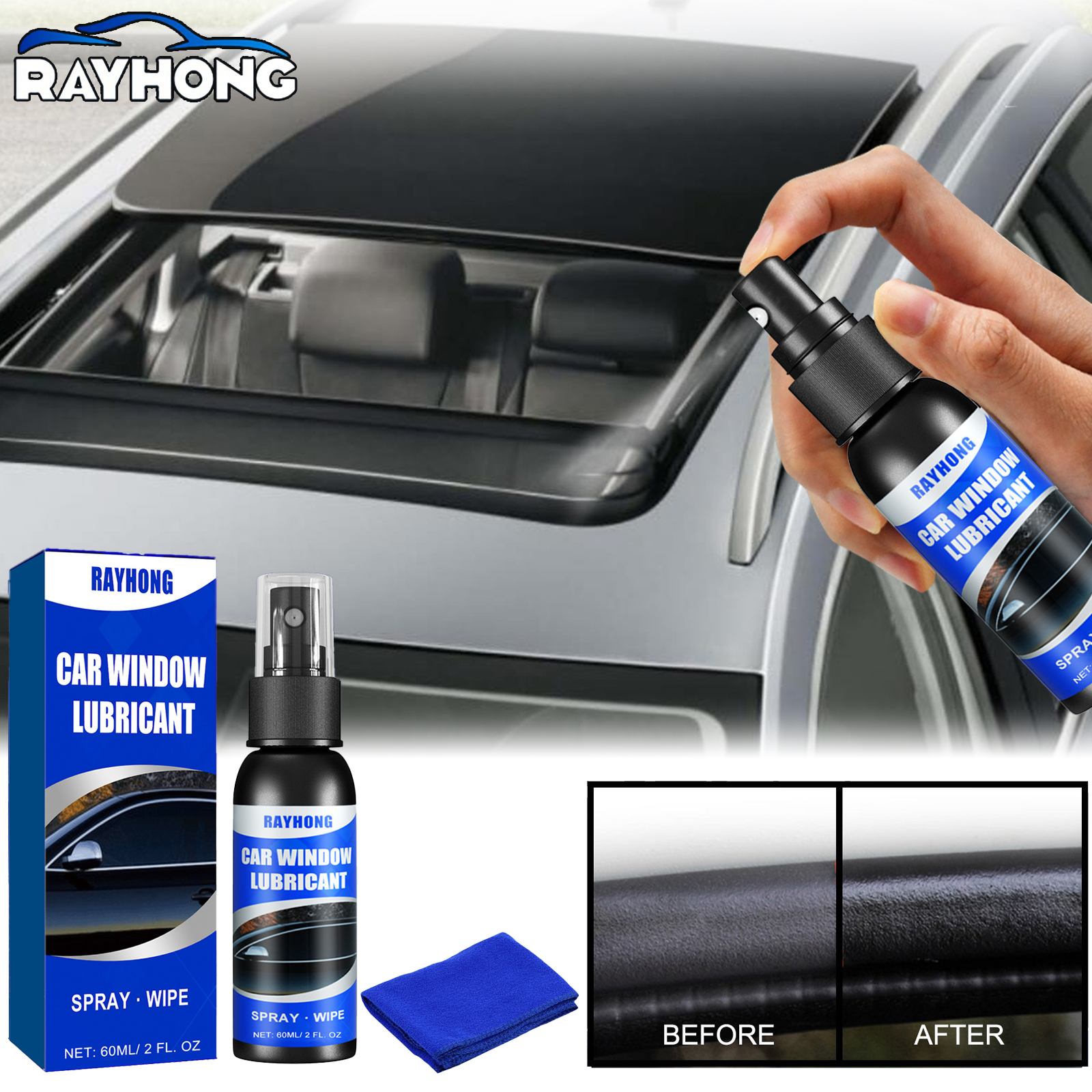 Car Window Lubricant Spray 60m - Windows Tablet Accessories recensie en prijs