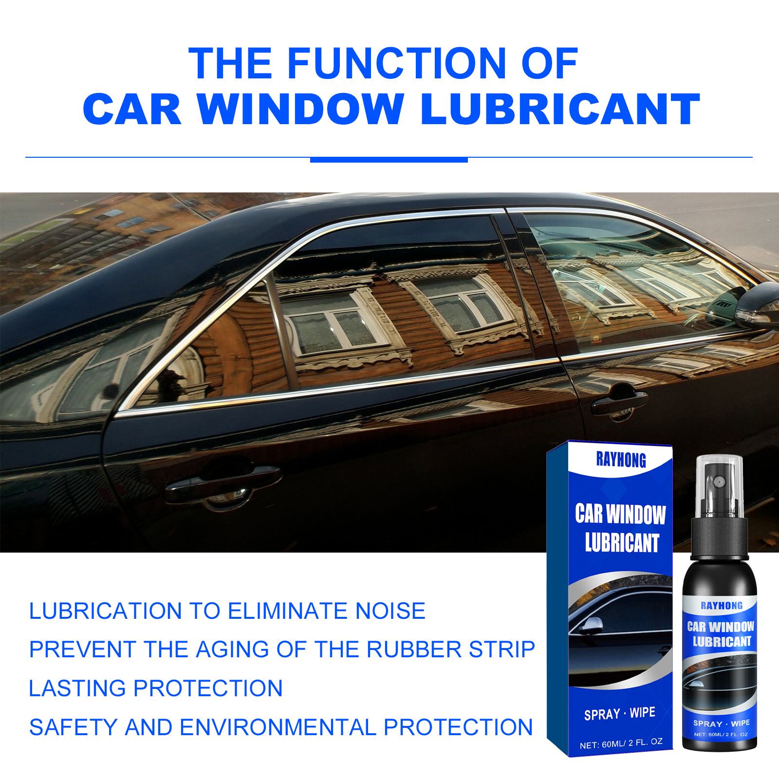 Car Window Lubricant Spray 60m - Windows Tablet Accessories recensie en prijs