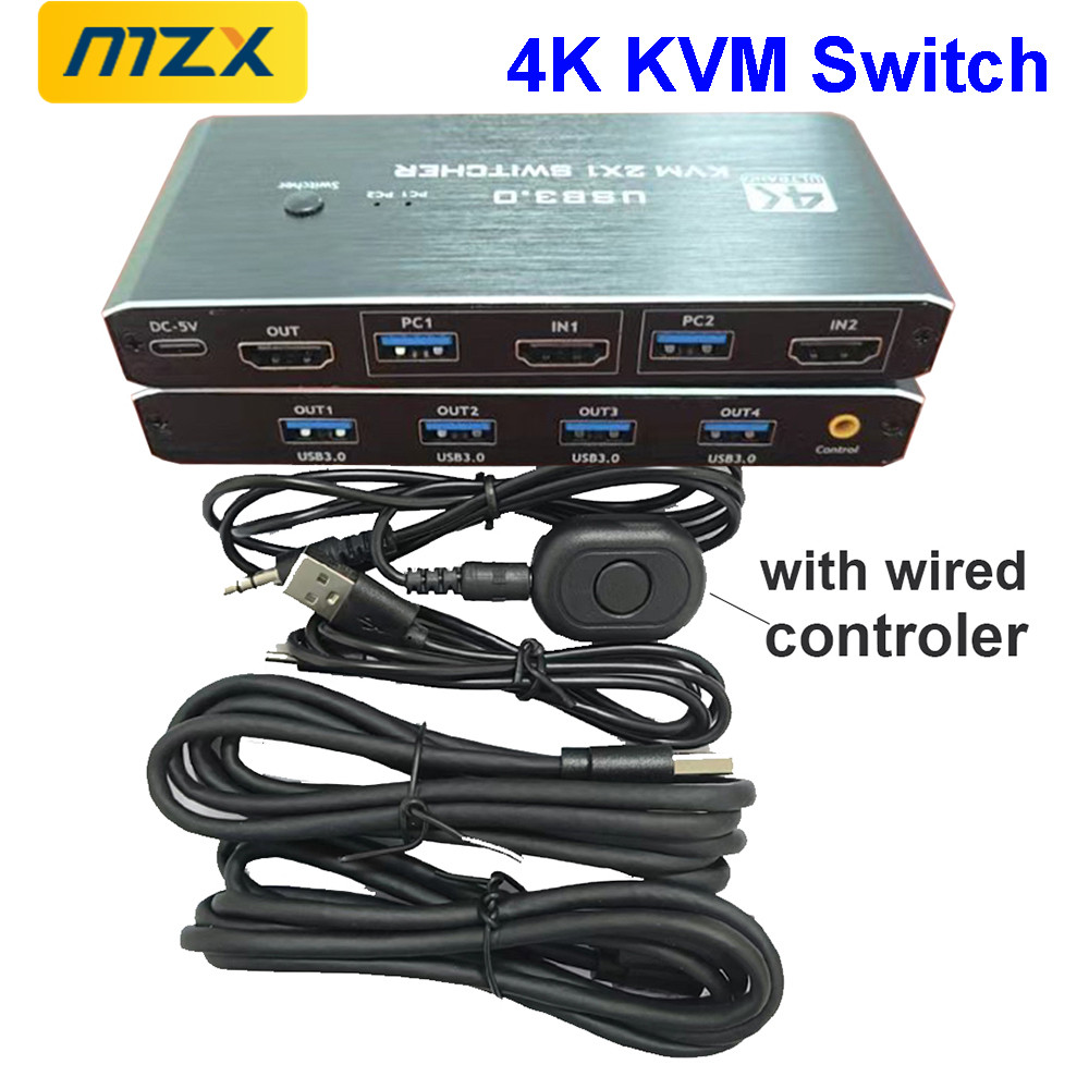 KVM Switch 4K 60Hz Switcher US - Tablet With All Accessories recensie en prijs