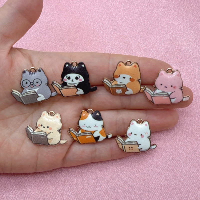 12pcs Cartoon Cute Alloy Print - Mobile & Tablet Accessories recensie en prijs